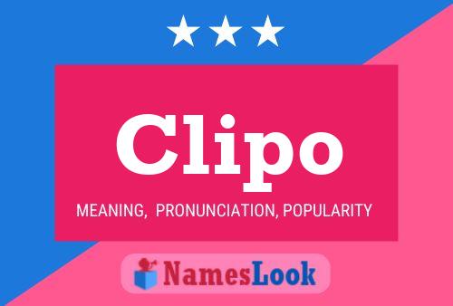 Clipo Name Poster