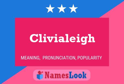 Clivialeigh Name Poster