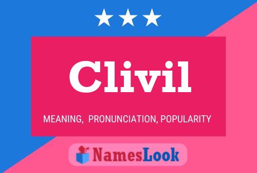 Clivil Name Poster