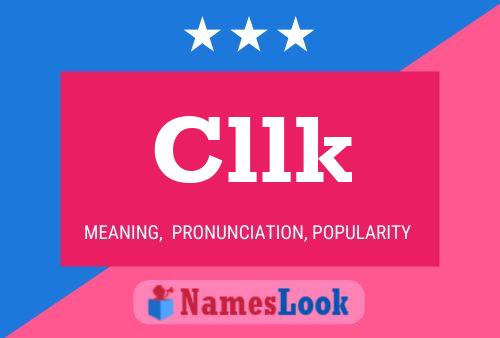 Cllk Name Poster