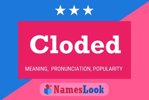 Cloded Name Poster