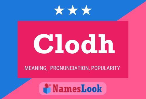 Clodh Name Poster