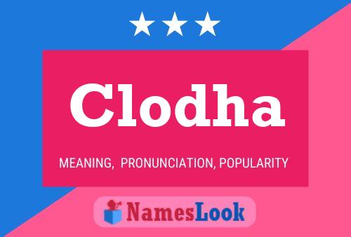 Clodha Name Poster