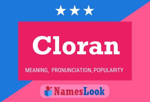 Cloran Name Poster