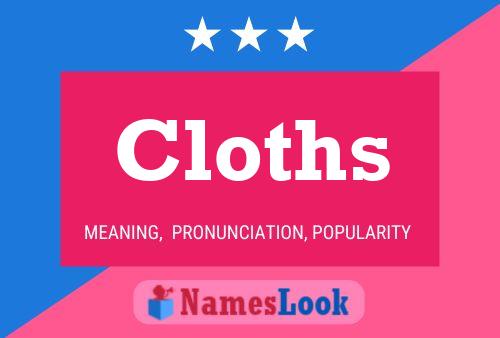 Cloths Name Poster