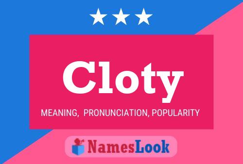 Cloty Name Poster