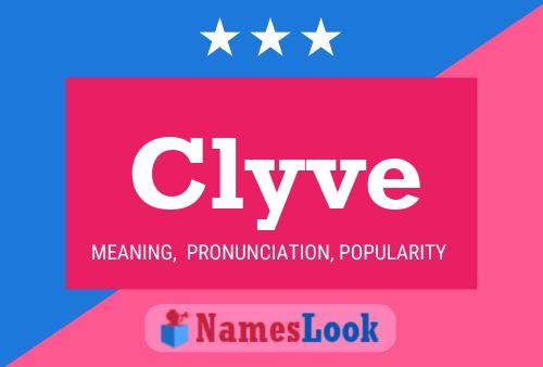 Clyve Name Poster