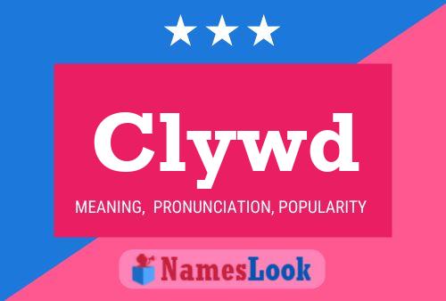 Clywd Name Poster