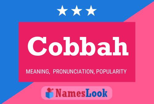 Cobbah Name Poster