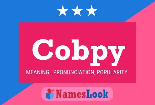 Cobpy Name Poster