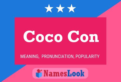 Coco Con Name Poster