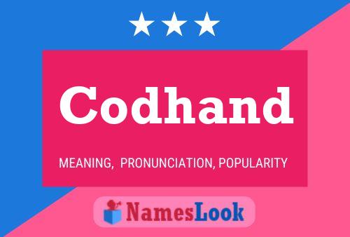 Codhand Name Poster