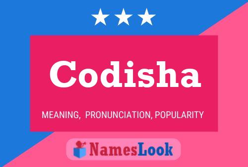 Codisha Name Poster