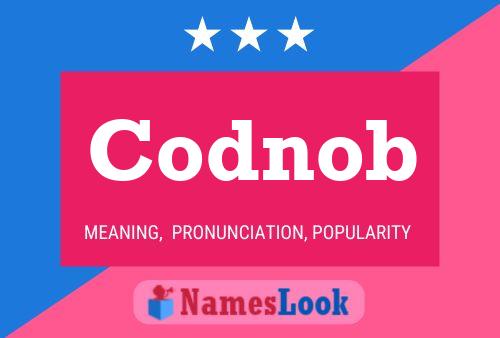 Codnob Name Poster