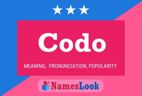 Codo Name Poster