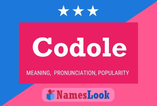 Codole Name Poster