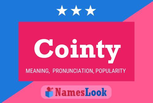 Cointy Name Poster