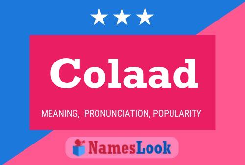 Colaad Name Poster