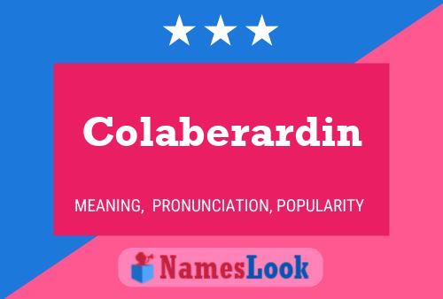 Colaberardin Name Poster