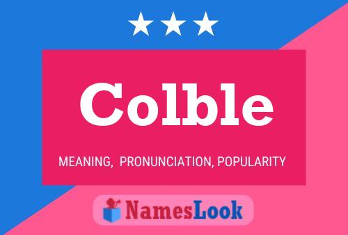 Colble Name Poster