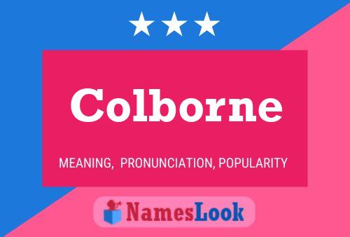 Colborne Name Poster