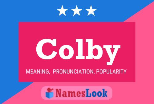 Colby Name Poster