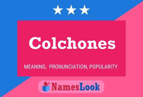 Colchones Name Poster