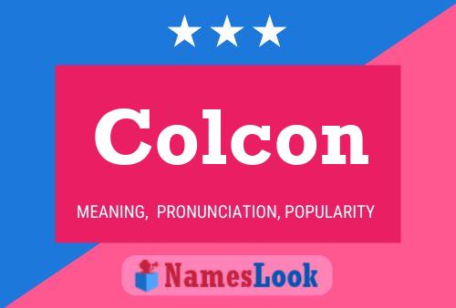 Colcon Name Poster