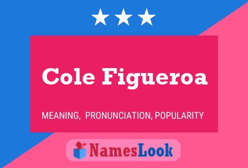 Cole Figueroa Name Poster