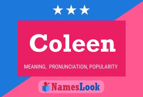 Coleen Name Poster