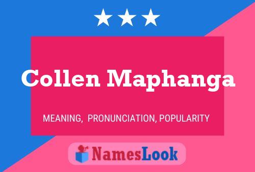 Collen Maphanga Name Poster