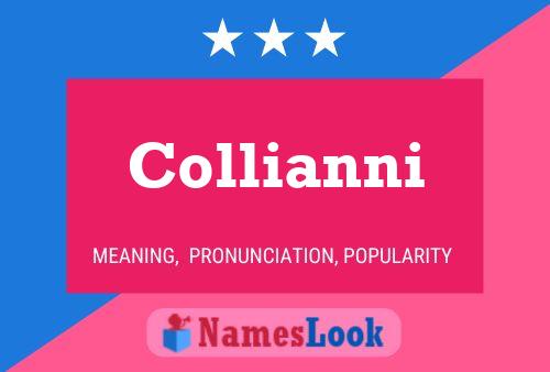 Collianni Name Poster