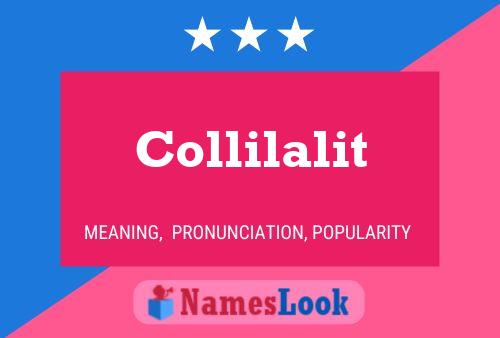 Collilalit Name Poster