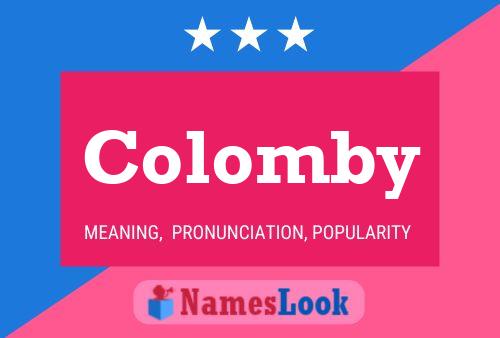 Colomby Name Poster