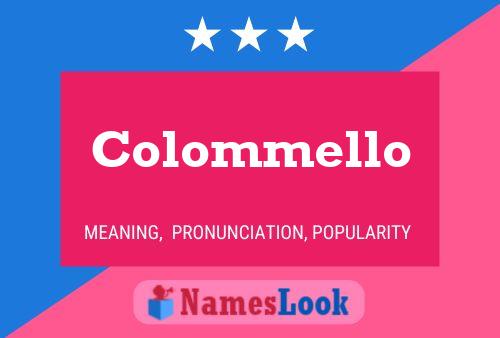 Colommello Name Poster