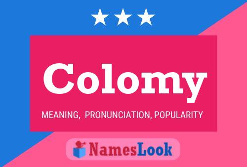 Colomy Name Poster