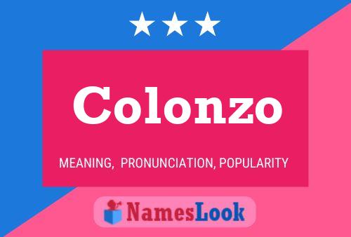 Colonzo Name Poster