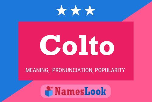 Colto Name Poster