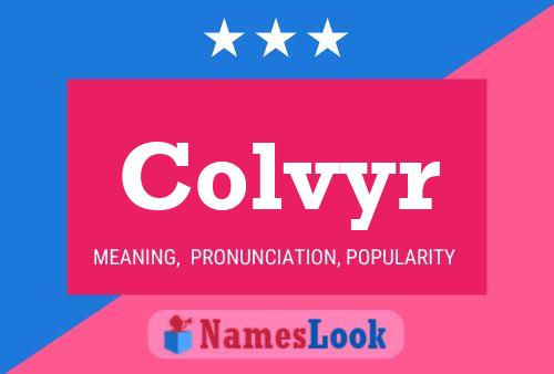 Colvyr Name Poster