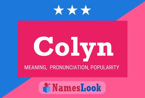 Colyn Name Poster