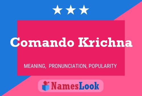 Comando Krichna Name Poster