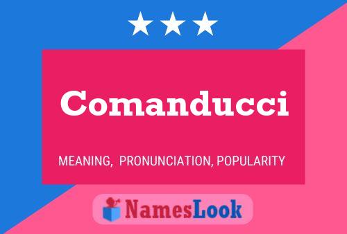 Comanducci Name Poster