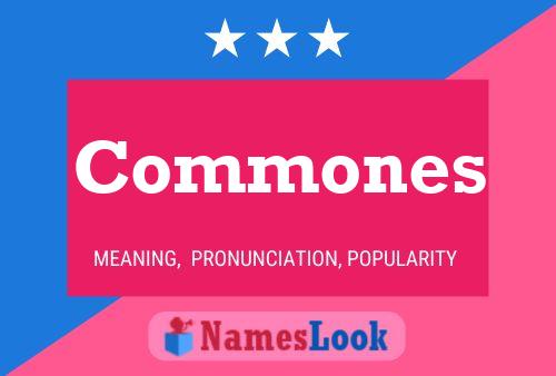 Commones Name Poster