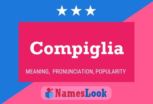 Compiglia Name Poster