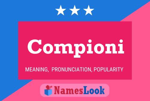 Compioni Name Poster