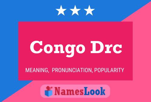 Congo Drc Name Poster