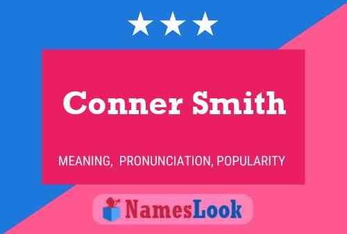 Conner Smith Name Poster