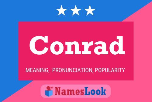 Conrad Name Poster