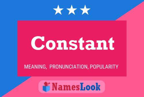 Constant Name Poster