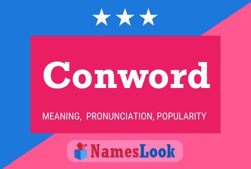 Conword Name Poster